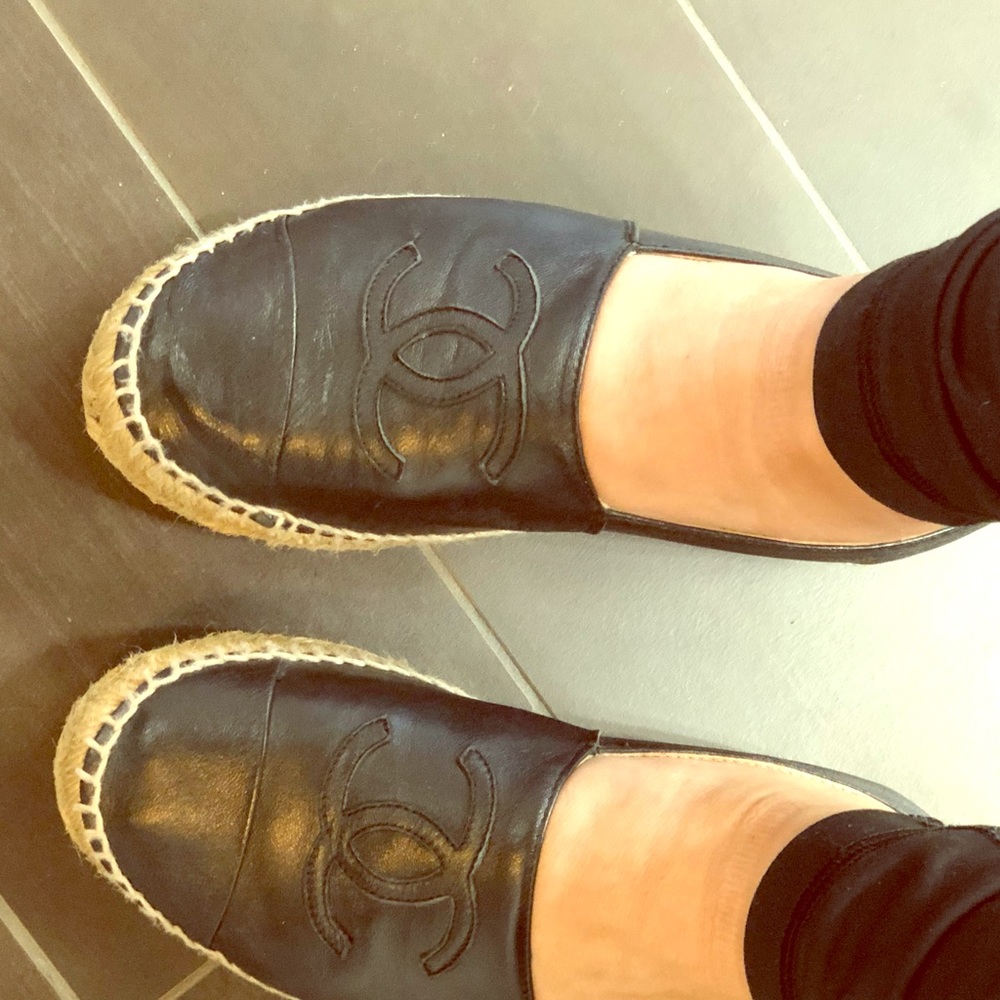 Authentic Chanel espadrilles